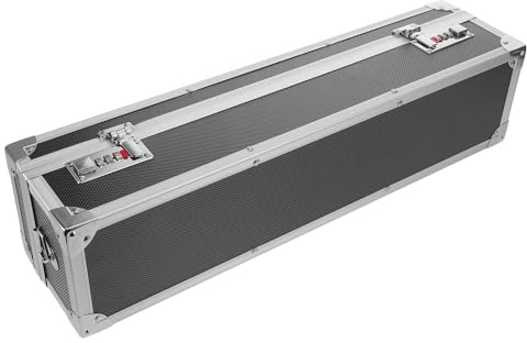 SHINEOFI Boîte à Couteaux Cuisine en Aluminium avec Serrure à Combinaison Organiseur Portable à 8 Emplacements Mallette Verrouillable pour Chefs Rangement Sécurisé pour Cours Cuisine et