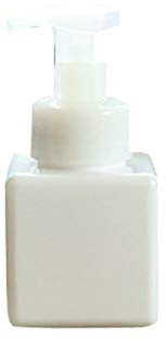 Bodhi200 Dispensador de jabón de espuma vacía de plástico rellenable de 250 ml para baño y encimera, fregadero de cocina, color blanco