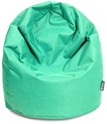 BuBiBag Sitzsack für Kinder in Tropfenform mit ÖKOTEX 100 - Outdoor Sitzsack oder als Indoor Gaming Sitzsack, Kindersitzsack für das Kinderzimmer, gefüllt mit EPS-Perlen (Pacific)