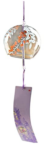 Carillones de Viento japoneses, Campanas de Viento japonesas, Flores románticas al Aire Libre, Colgante Hecho a Mano como decoración del hogar, pequeño carillón de Viento Tradicional de la Suerte