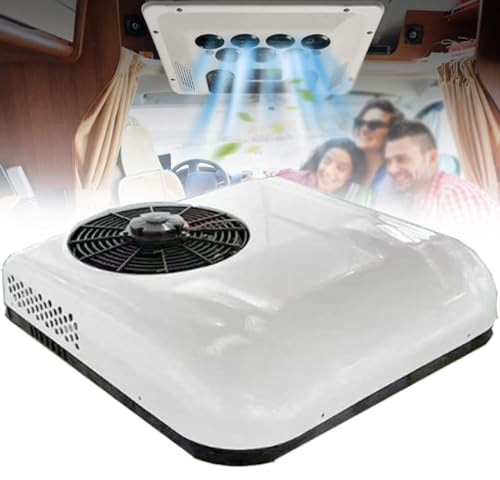 RV Air Conditioner 12V/24V Rv Dach Klimaanlage Für LKW, Wohnmobile, Und Wohnwagen, Rv Air Conditioner Effiziente Kühlung Für Komfortables Reisen In Anhänger Und Camper,24V
