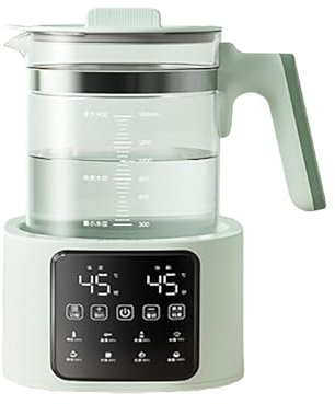 Flaskvärmare, 600 W elektrisk babyvattenkokare, omedelbar babymjölkvärmare, multifunktionell flaskångare, temperaturkontroll, upptining/bröstmjölk/konstmatning/te/kaffe, 72 timmar håll värmen A