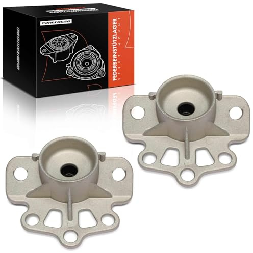 Frankberg kupollager/fjäderbenslager med Mito 2008–2018 500L Punto Grande Punto Corsa D Strut Mount bakre vänster och höger uppsättning med 2 delar ersättning # 51803172
