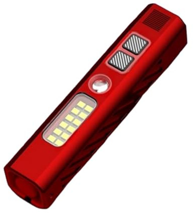 EDC Personal Safety Alarm Strobe Light with Arc Lighter,130dB Emergency Alerts,Camera Detectors,Packet Flashlight Self Defense Window Breaker for Woman,School Children,Night Runners,Hiking (Red)