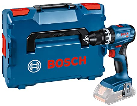 Bosch Professional 18V System Trapano-avvitatore con percussione a batteria GSB 18V-45 (velocità 1.900 giri/min, incl. L-BOXX, senza batteria/caricabatteria)