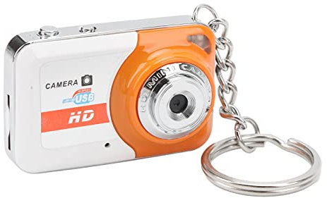 Digitalkamera, DV-Kamera mit Exquisiter Persönlichkeit, Tragbare High-Definition-Taschenkamera für Kinder, Jugendliche, Studenten, Vlogging, Fotografie (Orange)