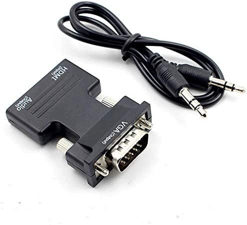Xingdianfu HDMI to VGA Adattatore 1080P 60Hz Convertitore per Computer Portatile, Monitor, Proiettore, TV