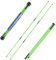 flintronic Golf Alignment Sticks, 2 Stück Klappbar Golfübungsstangen mit Durchsichtigem Aufbewahrungsrohr, Alignment Übungsstangen Schwunghilfe Golfübungsgerät Richtungsanzeige zum Zielen Putten