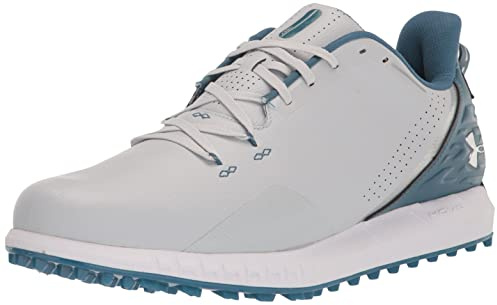 Under Armour HOVR Drive Zapatos de golf sin pinchos para hombre, (102) Halo Gray/Static Blue/Metallic Silver, 41 EU