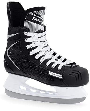 SMJ Vermont Herren Hockey Schlittschuhe Eislaufschuhe Hockeyschlittschuhe Eishockey | Größen: 42, 43, 44, 45, 46, 47 (45)