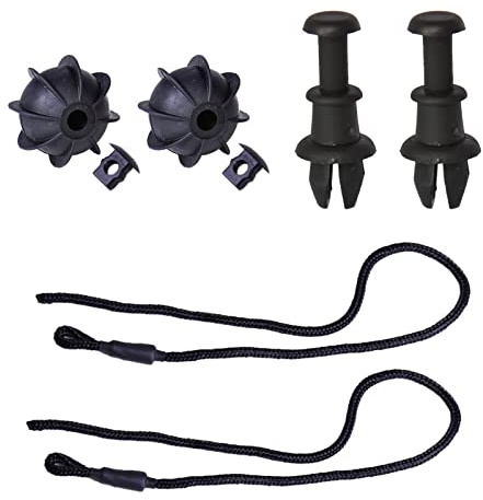 Voiture Corde Universelle,Corde de Fixation de la Cloison du Coffre,Sangle de Fixation de Couvercle de Coffre,Clips de Séparation de Bagages,Sangle de Plage Arrière 2 Pièces Tokaneit
