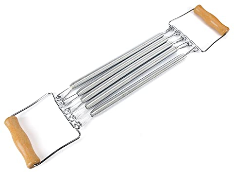 Brust Expander, 60 cm/23,6 Zoll Holzgriff Yoga Brust Expander Abnehmbarer Feder Brust Expander Frühjahrs Muskeltrainer Trainingsgerät Widerstandsbänder Für Übungs Fitness Brust Arm Krafttraining