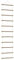 vidaxl natural branch ladder wall decor 50x200 cm - ic wooden hanging wall decoration with 11 branches and durable hemp ropes for living room/bedroom/home decor