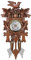Reloj de cuco con campana, reloj de cuco con tiempo, reloj de pared de cuco, con péndulo, ajustable, visualización de hora, adecuado para salón, dormitorio, cafetería, restaurante, hotel, paredes
