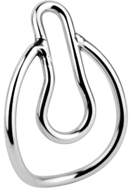 Cage de Chasteté pour Pénis en Métal Jouet Adulte Clips de Chasteté avec Ceinture Cages de Chastetée pour l'Eercice des Pénis Masculins La Cage de Pénis en Acier Inoxydable est Légère (A)
