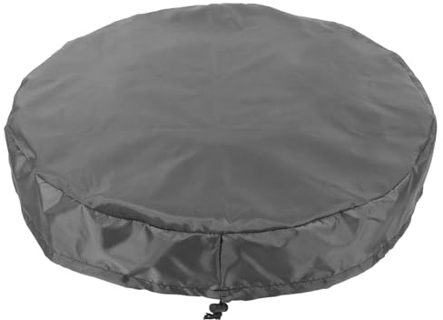 PACKOVE Cubierta Protectora para Barriles de Plástico y Químicos, Tela Oxford Resistente al Agua, Tapa Sellada para Uso en Exteriores y Protección Confiable