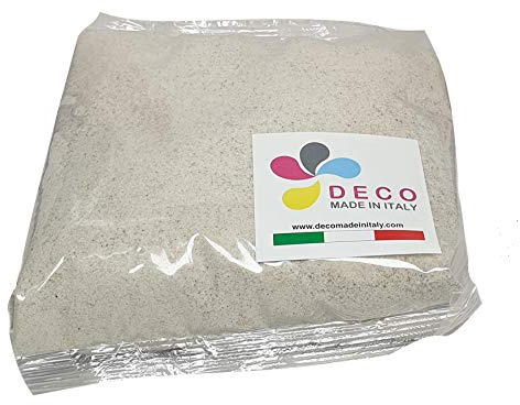 Deco Made in Italy Sabbia colorata 0,5 mm sacchetto da 1kg (Beige, 100)