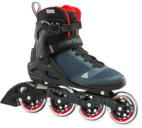 Rollerblade MACROBLADE 90, Pattini in linea, blu orion/arancio speziato, 45, uomini