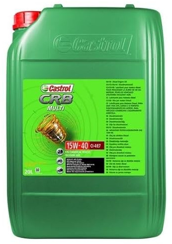 CASTROL Motoröl 15W-40 CRB Mineralöl Motor Öl ACEA E7 API CI-4 API SL MULTI CI-4/E7 20L Kompatibel mit MERCEDES-BENZ C-Klasse Limousine W204 E-Klasse Limousine W211 C-Klasse T-modell S204