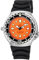 RATIO FreeDiver Taucheruhr 2. Generation, Saphirglas, Quarzwerk, Taucheruhr, 1000 m wasserdicht, Taucheruhr für Herren, Orange – PU-Armband, Taucher