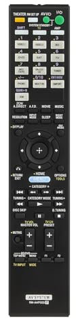 AULCMEET RM-AAP023 New Replacement Remote Control fit for Sony Multi Channel AV Receiver 148785011 A-1512-405-A 1-487-850-11 STR-DG920 A1512405A RMAAP023