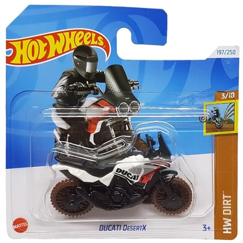 Hot Wheels Ducati DesertX 3/10 HW Dirt, Red/White
