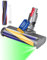 Bodendüse für Dyson V7 V8 V10 V11 V15, Elektrische Bodenbürste mit LED Tiefenreinigung Ersatzbürste mit 2-in-1 Walzen für Hartboden und KurzflorigeTeppiche