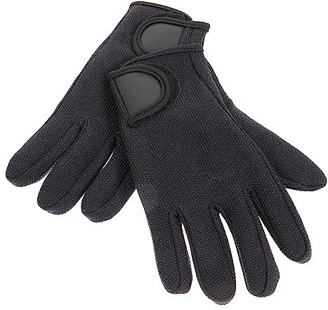 FOYTOKI Professionelle Tauchhandschuhe Herren-Schwimmhandschuhe mit Schwimmhäuten wasserdichte Thermohandschuhe Bequeme Handschuhe für Outdoor-Aktivitäten