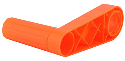 Sosoport Maniglia Accessorio Avvolgitubo Ricambio in di Arancione per Plastica Raccogliere Tubi da Giardino per Carrello