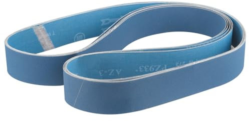 Belt Sander Paper, 2 x 72 Inch Sanding Belts, Zirconia Metal Sandpaper Belt, 5Pcs Sander Belts 120#, Belt Sander Sandpaper for Metal, Wood, Cars, Furniture, Stainless Steel