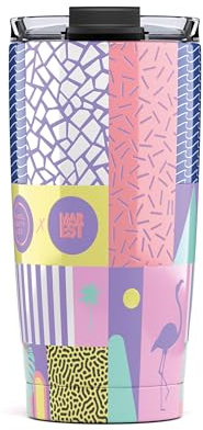 Cool Bottles - Termo Café, Vaso Térmico de Acero Inoxidable, Taza de Café - Bebidas Frías 10 horas y Calientes 5 horas - Tapa Hermética, Libre de BPA - René, 550 ml