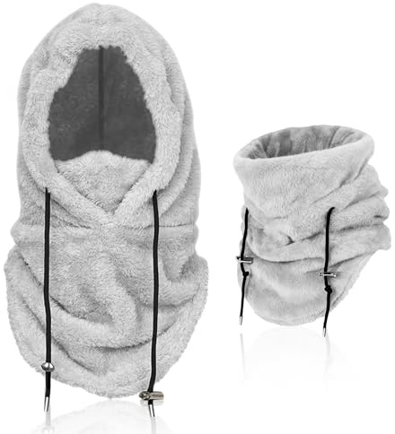 flintronic plysch balaklava mössa, vinter termo skidmask, fleece vindtät ansiktshuva mössa, halsduk balaclava, för män/kvinnor, för cykling, snowboard, skidåkning