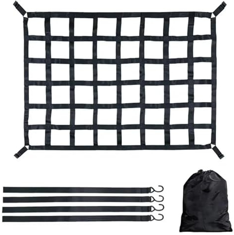 Redes de almacenaje para Coche Red De Carga Pesada 127 X 106 Cm/167 X 127 Cm/208 X 127 Cm para Techo Camión Red De Carga para Remolque Accesorios Exteriores Red Maletero Coche(S)