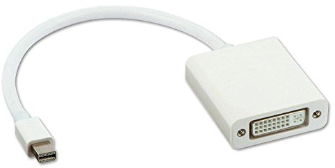 REY Cable Adaptador OTG Mini Display Port (MiniDP) Macho a DVI-I (24+5) Hembra