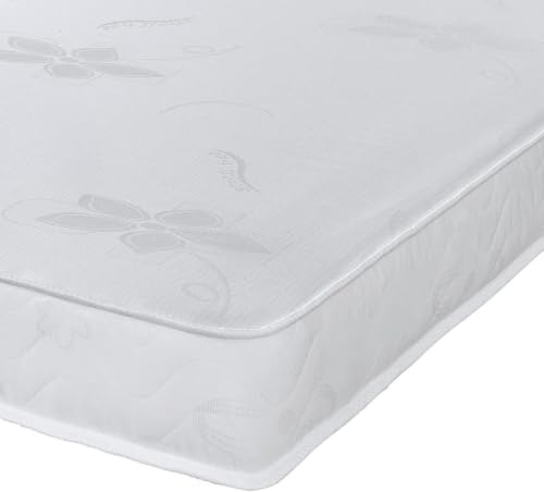 eXtreme comfort ltd Haze 4 Inch Deep Small Single Foam Mattress | Medium Firmness, Durable Sleep Surface, Low Profile Ideal for Trundle and Bunk beds. White, 2ft6 x 6ft3 (75x190x10cm)
