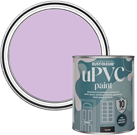 Rust-Oleum Purple uPVC Door and Window Paint In Gloss Finish - Violet Macaroon 750ml