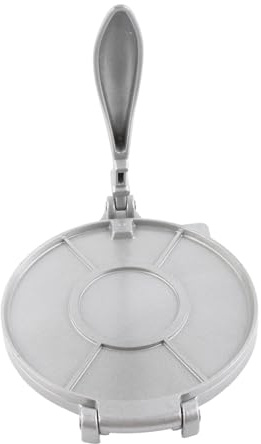 9,45-Zoll-Tortilla-Presse aus Gusseisen – 2022 Tortilla-Presse, Roti-Presswerkzeug, 20 Cm, Aluminiumlegierung mit Gebogenem Griff Zum Kochen