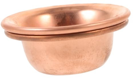Garneck Ciotole per Offerte Buddiste in Rame Rosso, Set 2 Pezzi, Design Tradizionale per Culto e Meditazione, Decorazione per Casa e Altare Sacro