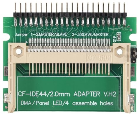 Janasiba Tarjeta compacta a IDE 44 pines 2 mm macho 2,5 HDD Bootable adaptador convertidor