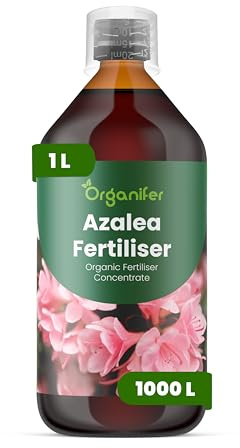 Flytande gödsel för azalea 1L – Organisk flytande gödsel för riklig blomning & starka rötter – Främjar vitalitet & friska blad – Organifer
