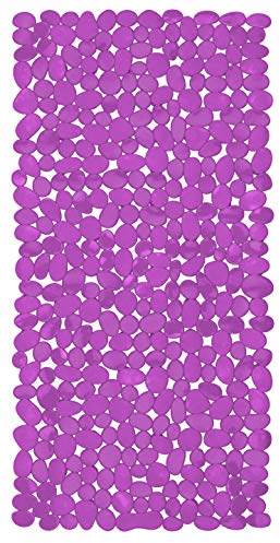 Circul Badewannenmatte 70 x 35 cm Beere Steinoptik modern