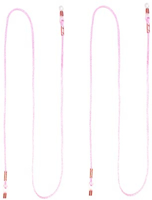 GERNEO® - Paris - cordon pour lunettes en tissu de haute qualité - sangle lunettes unisexe extra long pour lunettes de soleil et de lecture - support en cuivre