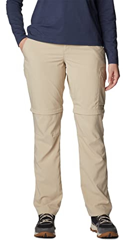 Columbia Silver Ridge Utility Convertible Pant 2037611271, Womens trousers, beige, 38 EU
