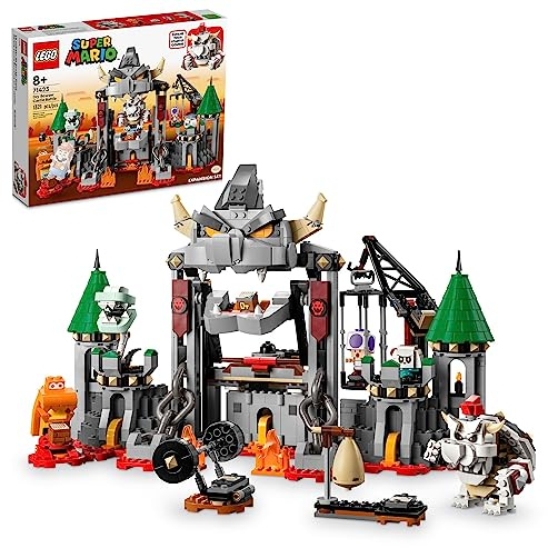LEGO Super Mario Dry Bowser Castle Battle Expansion Set, Buildable Game with 5 Super Mario Figures, Collectible Playset to Combine with a Starter Course, Super Mario Gift Set for Kids Ages 8-10, 71423