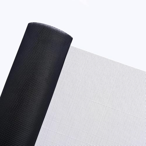 Ailinscn Mosquitera Ventana | Mosquiteras Inoxidables 120cm x 250 cm | Malla Mosquitera Para Puerta y Ventanas，Mosquiteras de Insectos de la Protección de la Ventana se Puede Cortar,Anti-garras