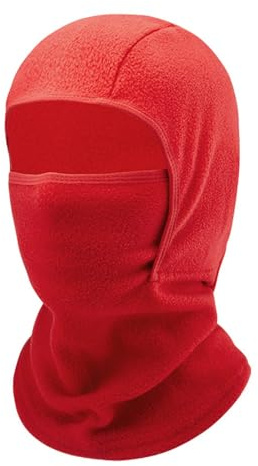 duxyoz Kids Fleece Balaclava Ski Mask - Thermal,Windproof,Warm,Full Face Cover,Under Helmet Hat with Neck Warmer for Skiing Cycling Outdoor Sports 5-12 Years