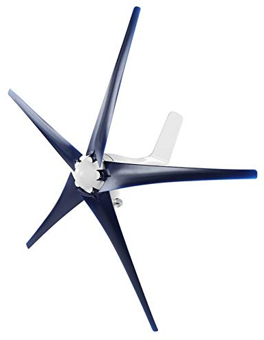 FTVOGUE Générateur d'éolienne, Conception Puissante à 5 Couteaux de 800 W pour les Maisons et les Camping-cars Hors Réseau (24V)
