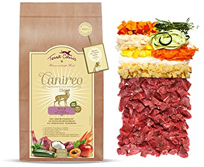 Terra Canis Canireo Hundefutter trocken 5 kg mit Wild, Gemüse, Obst und Kokosmehl, getreidefrei – Premium-Trockenfutter für ausgewachsene Hunde, mit Rohstoffen in 100% Lebensmittelqualität