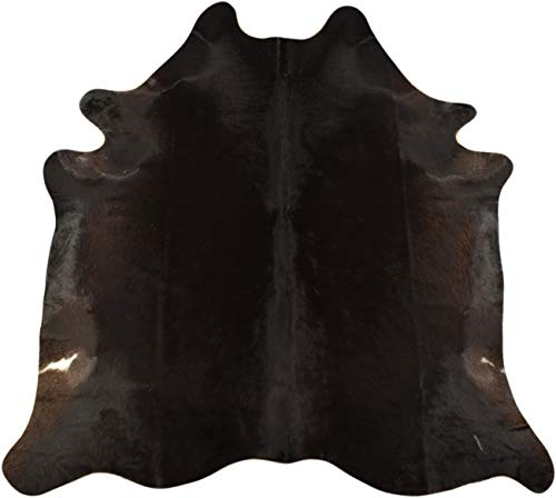 generisch KUHFELL STIERFELL Dunkelbraun SCHWARZ Natur ca. 190 x 230 cm Fell Teppich Kaffee BRAUN VON KUHFELLE ONLINE