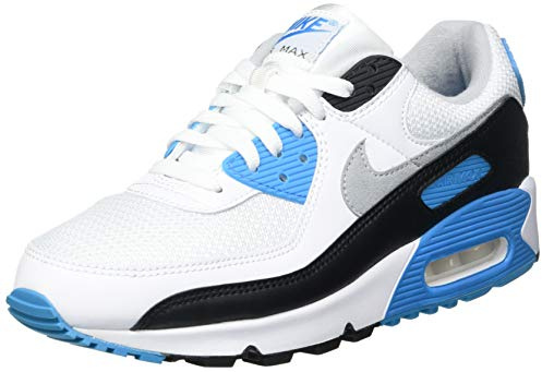 Nike Air Max III Chaussures de Course pour Homme, White Black Grey Fog Laser Blue, 40 EU
